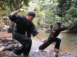 He was studying an art called silat, a traditional Malaysian martial art that is based on the teachings of Islam